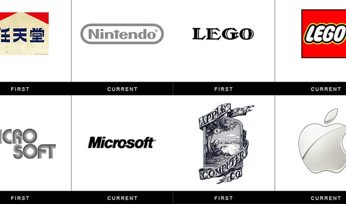 L’évolution des logos des plus grandes marques, un retour dans le temps